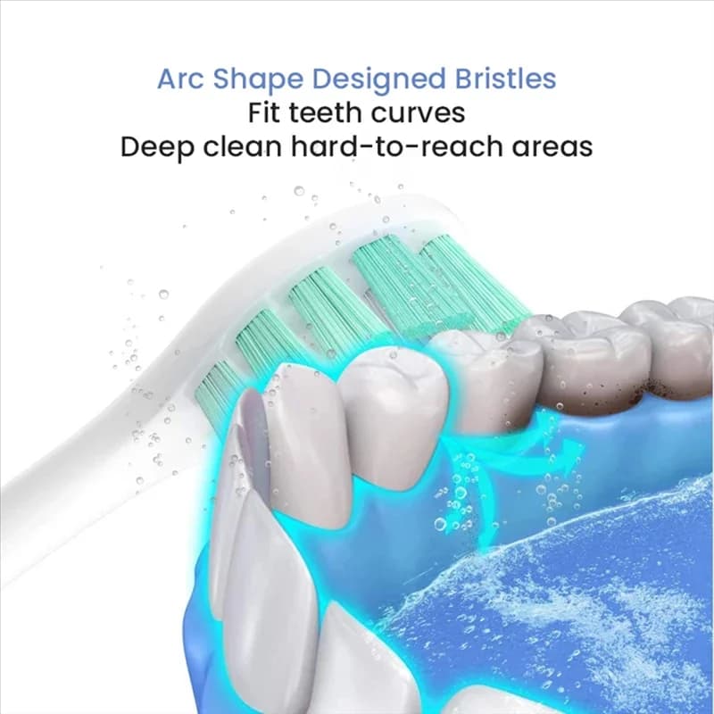 X11A Spare accessories Xiaomi Mijiat300/T500 Electric Toothbrush heads with Pac sealed caps