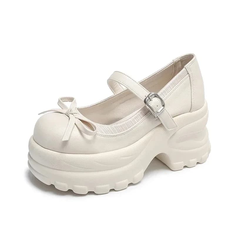 Nuove Scarpe Mary Jane da Donna, Scarpe Casual con Fiocco e Plateau alla Moda, Sneakers con Punta Rotonda, Scarpe di Design, Zapatos Mujer