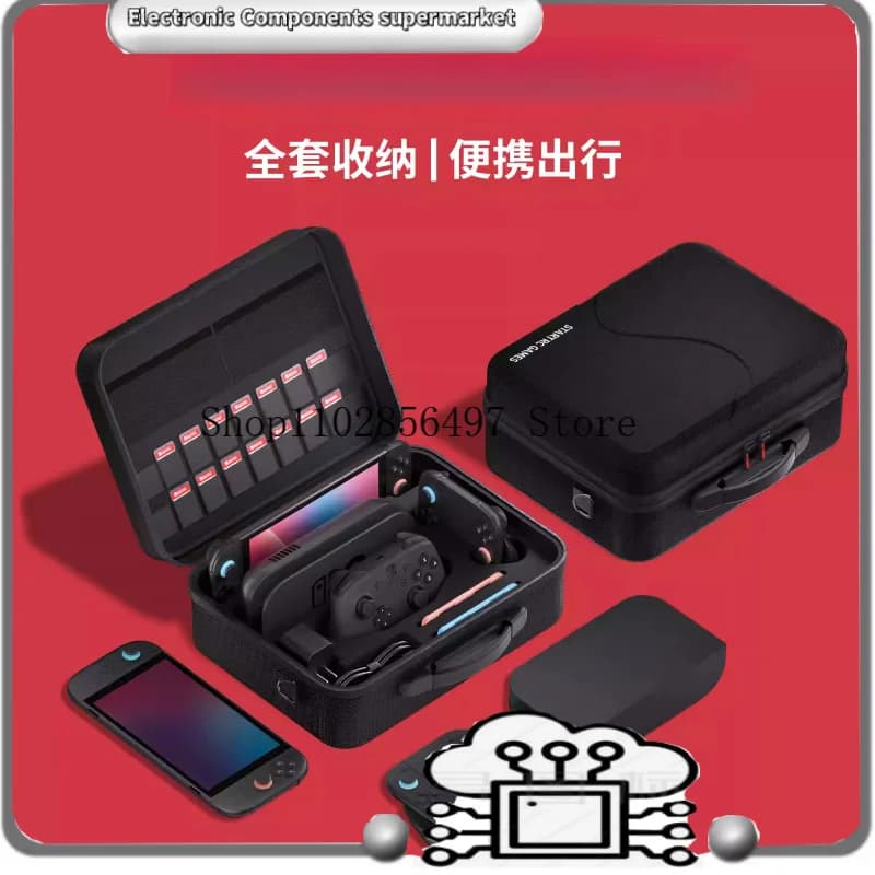 Borsa portaoggetti versatile impermeabile per Nintendo Switch 2, custodia da viaggio portatile ed elegante con tracolla, accessorio per giochi