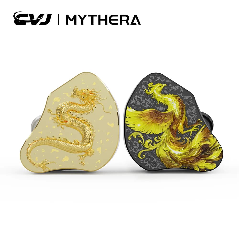 CVJ MYTHERA In-Ear Earphones 1DD+4BA+1 Knowles BA+1PD Treble Balanced Armature Hybrid Driver Hifi IEM 0.78mm Replaceable Cable