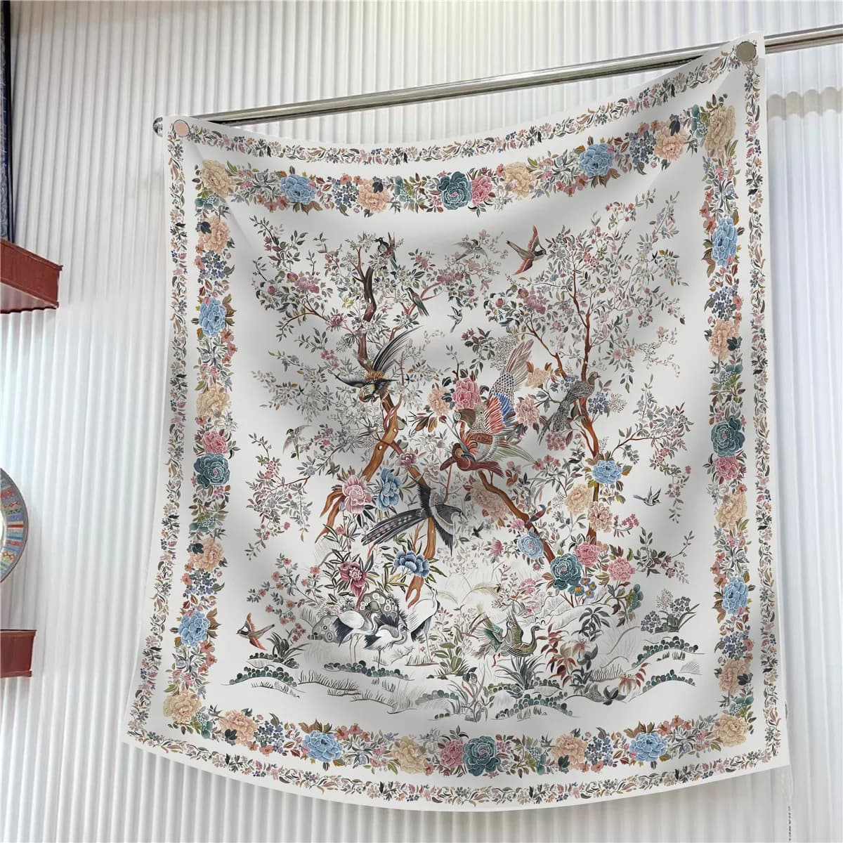 Sciarpa di seta twill scialle di lusso giungla animale soldi albero stampa sciarpa quadrata donna hijab bandana foulard fazzoletto da collo sciarpe
