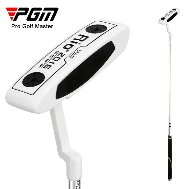 Mazze da golf RIO per uomo e donna, per mano destra, in acciaio inossidabile e lega di zinco, nere e bianche, per principianti, allenamento putting TUG002