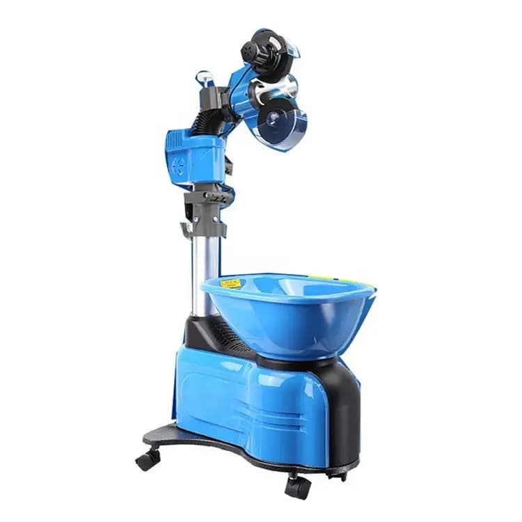 E6 Amicizia Ping Pong Macchina per palline da allenamento Robot da ping pong automatico multi-rotazione multi-goccia