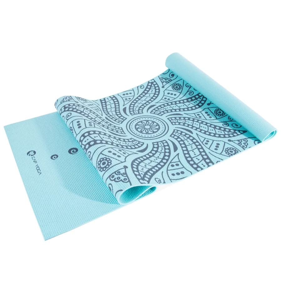 Yoga Mat with Carry Strap Mandala