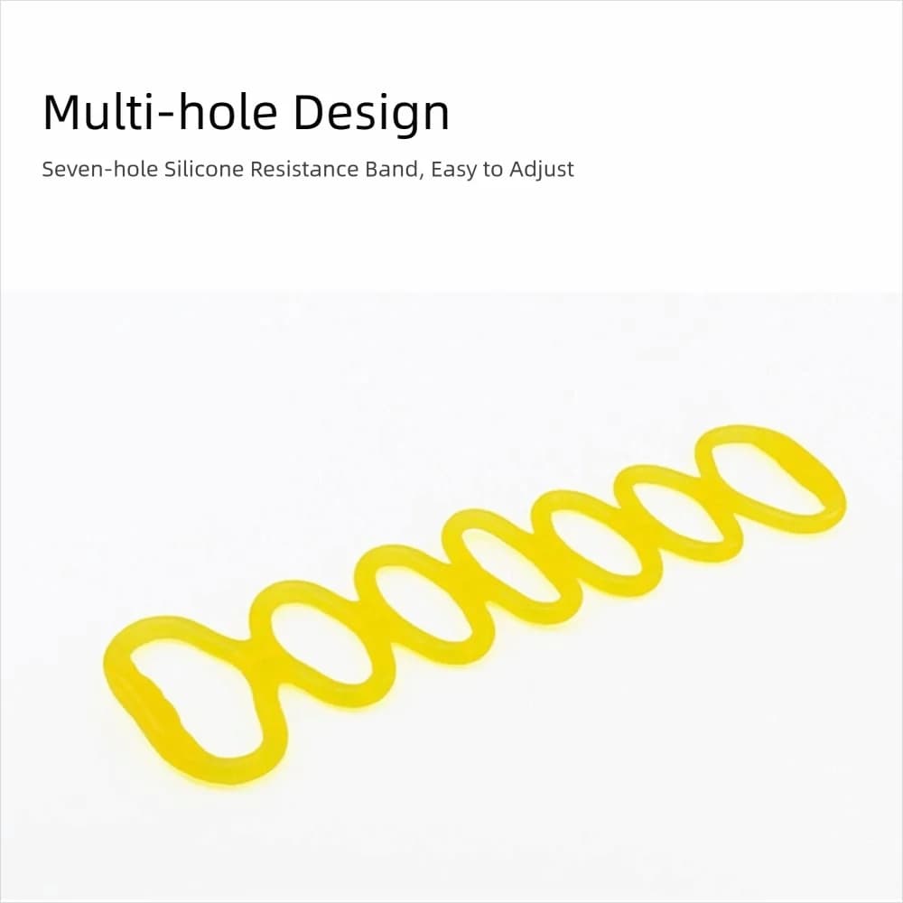 Elastic Band for Stretching 7 Rings, Portable, Resistant, Foldable and Flexible for Yoga