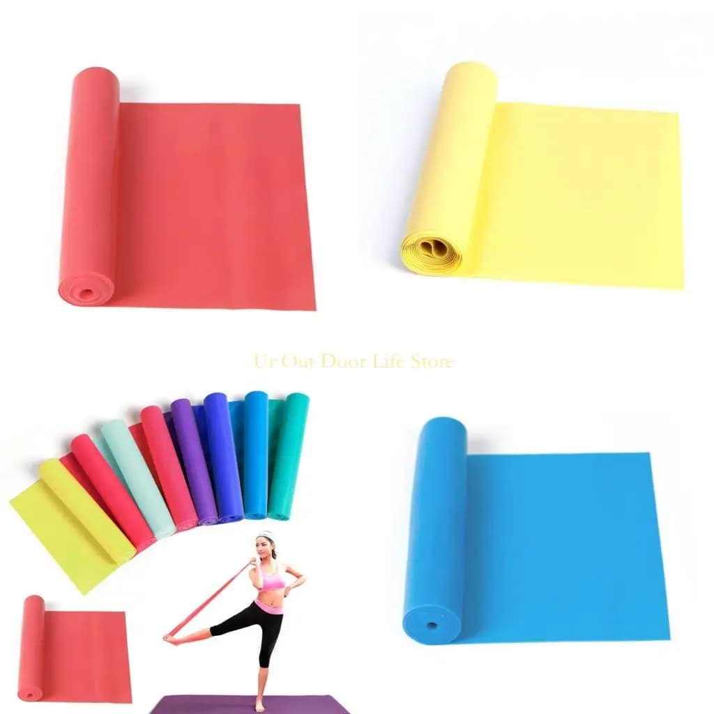 Cintura elastica per esercizi fitness in gomma per yoga, pilates, 77UF 1,5 m