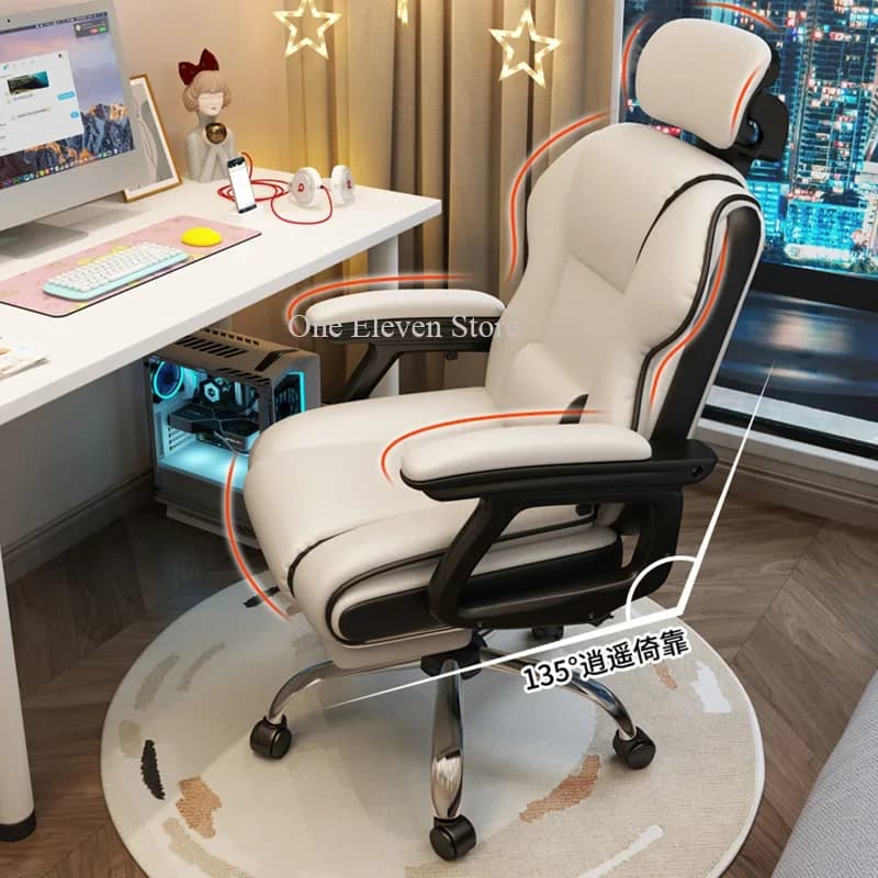 Scrivania da gioco reclinabile Sedia da ufficio Computer Designer ergonomico Soggiorno Sedia da gioco Girevole Sillas De Oficina Mobili per ufficio