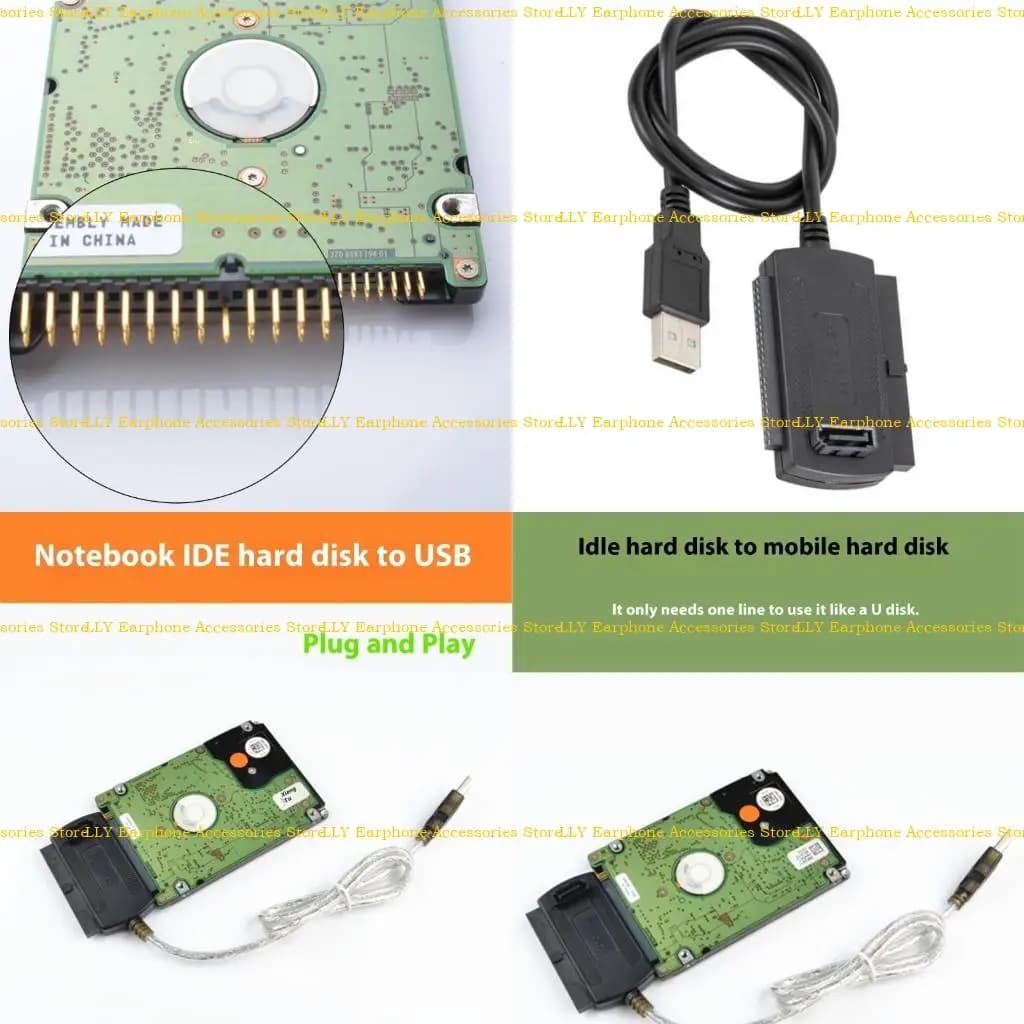 Convertitori da 462E da USB IDE per sostituzione del cavo del cavo del cavo disco rigido con disco rigido HDD da 3,5