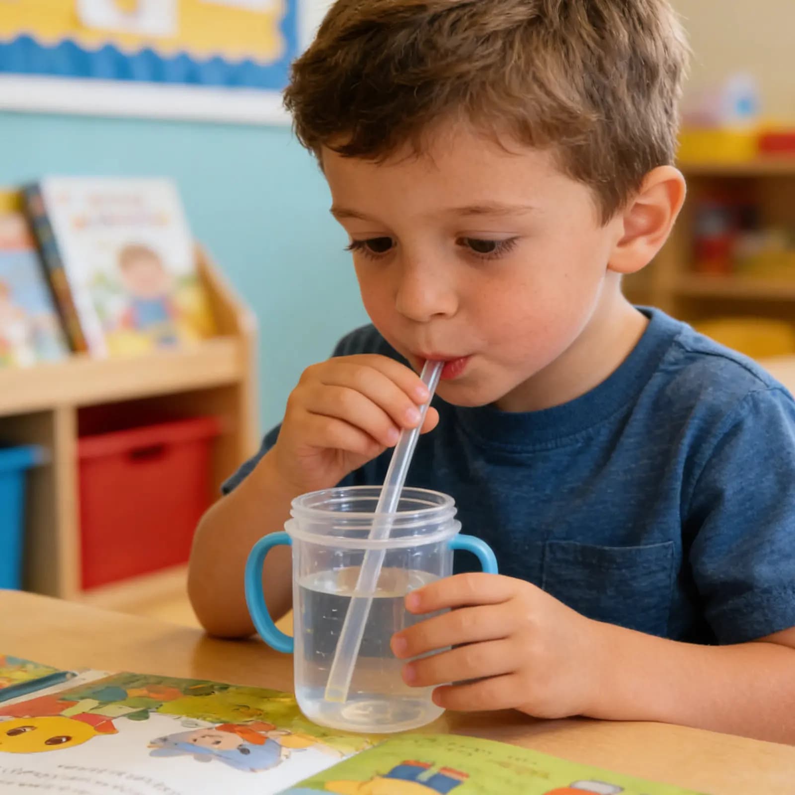 1Set Children Sippy Straw Soft Silicone Replacement for Baby Bottle Water Cup Thermal Bottle Spout Easy Clean with Brush