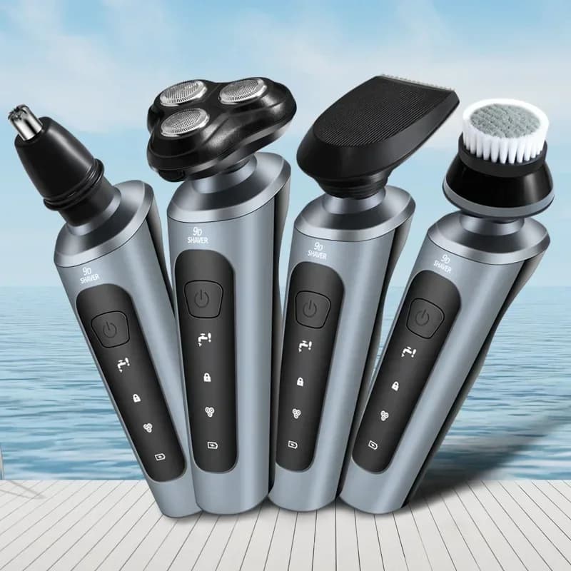New 9D electric shaver for USB man mounted on car beard knife for full body washing of high power rechargeable shaver four in one