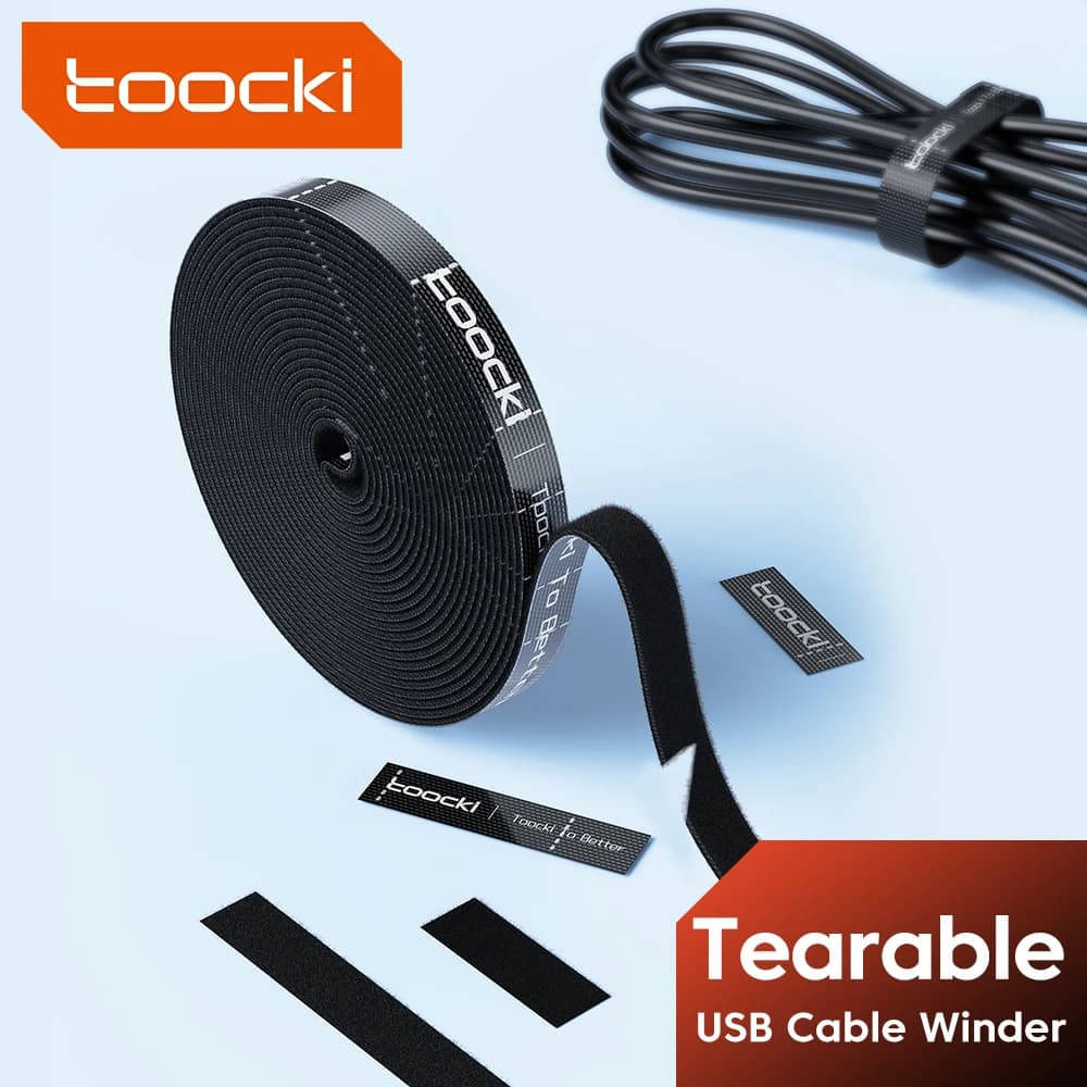 Toocki Cable Organizer Cable Management Snap Organizer Cable Snap Wrapper Screwdriver Grips Phone Accessories Cable and Cable Organizer