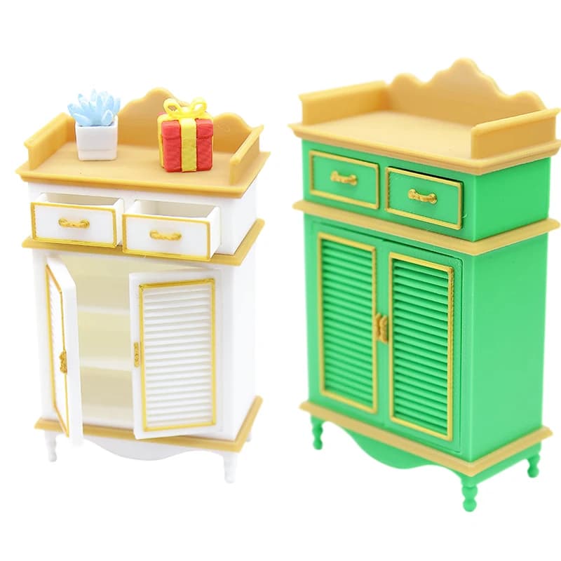 Mini Armadio per Casa delle Bambole 1/12, Modello di Mobile, Ornamento per Casa delle Bambole, Decorazione per Scenari di Vita, Giocattoli per Gioco di Ruolo