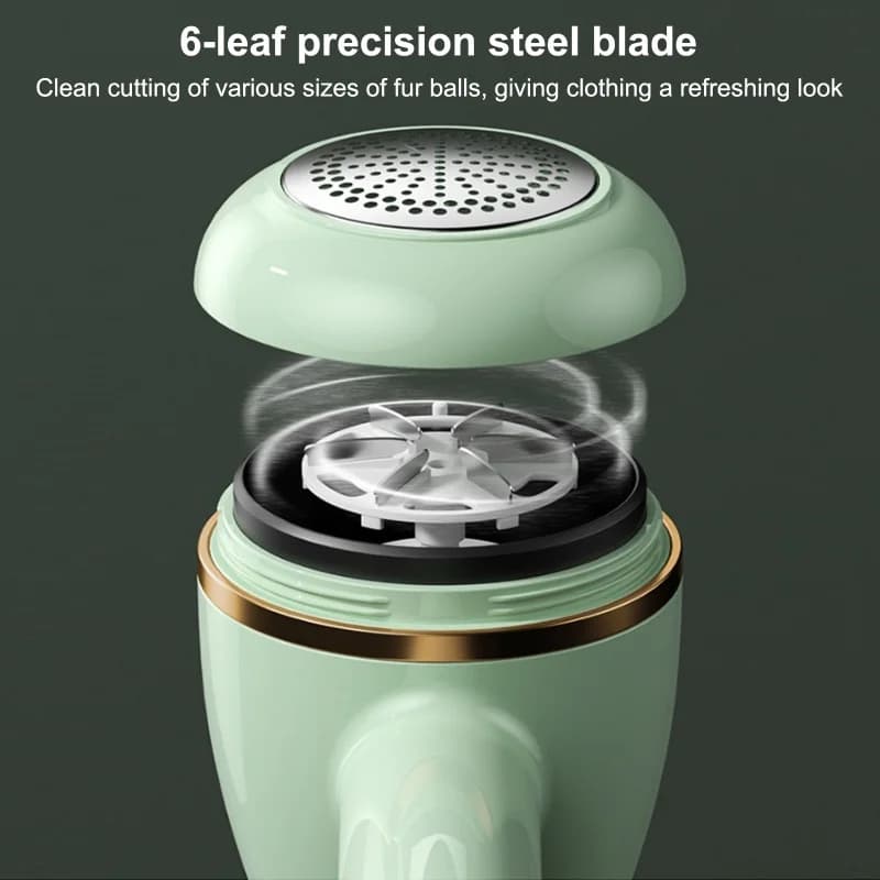 Electric Portable Fabric Shaver Sweater Lint Remover Garment Roller Rechargeable Pilling Trimmer for Home Use