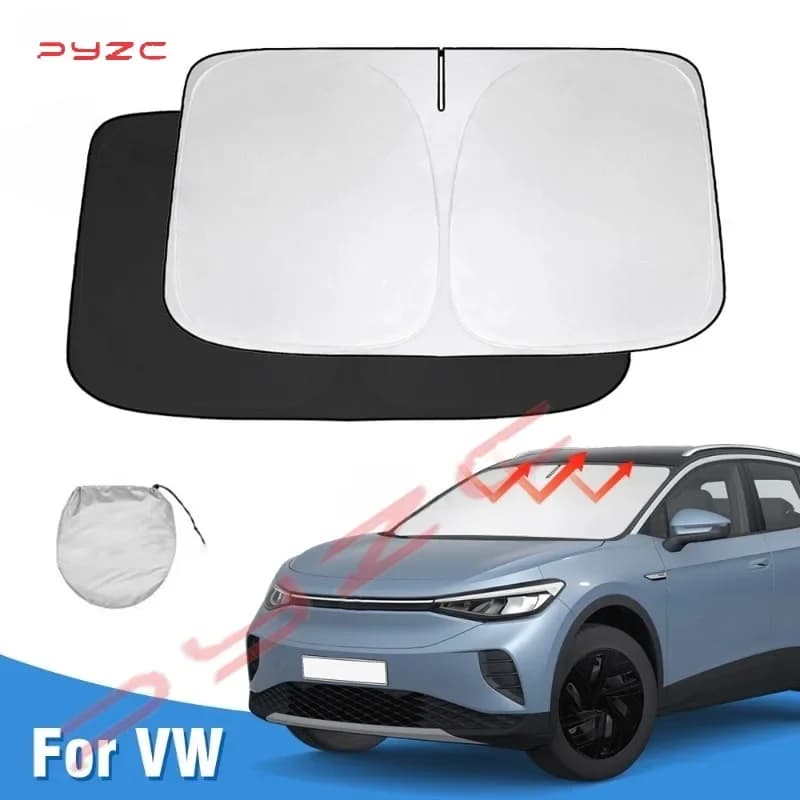 Parasole per Parabrezza per Volkswagen VW ID.4 2021-2024, Accessori, Protezione Pieghevole per Finestrini, Blocca i Raggi UV