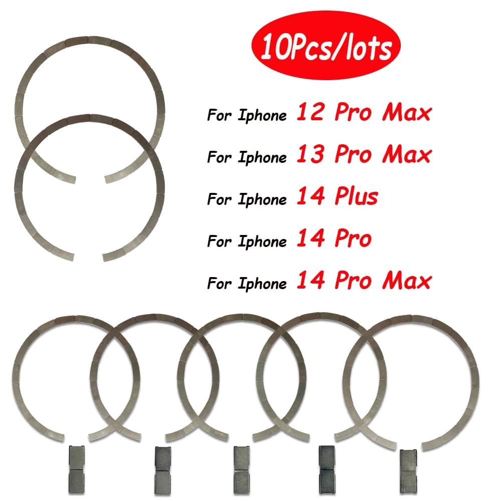 10 pezzi, custodia magnetica con adesivo magnetico per ricarica wireless Macsafe per Iphone 12 13 14 Pro Max Mini Plus, adesivo ad anello magnetico