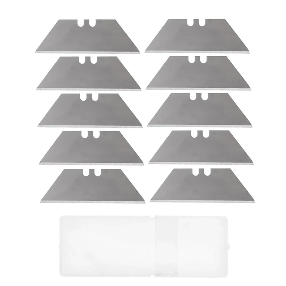 10 pcs/set trapezoidal blade replacement lama Art Craft Cutter multifunctional tool plywood paper cutting manual tools