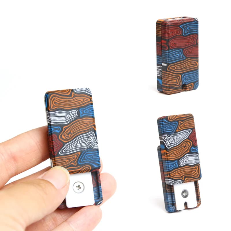 Slider Fidget in fibra di vetro EDC Cursore tattile a spinta meccanico personalizzato Giocattolo antistress per adulti Giocattoli Fidget ADHD