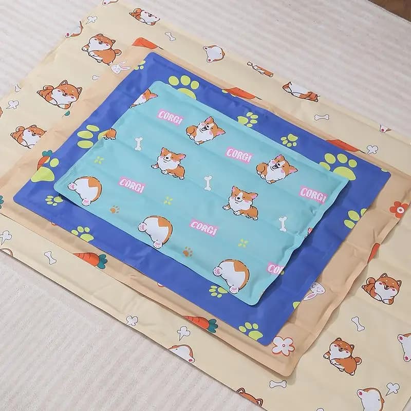 Reusable Pet Cooling Mat Waterproof Gel Pad For Dogs And Cats Summer Non Toxic Cool Bed Mat