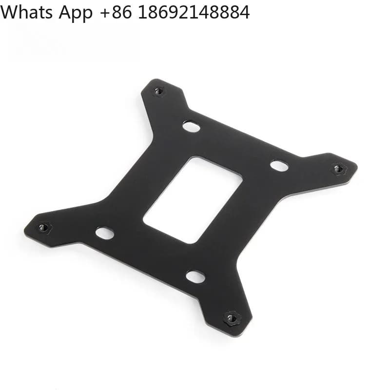 Piastra base per scheda madre del computer, piastra posteriore CPU interamente in metallo