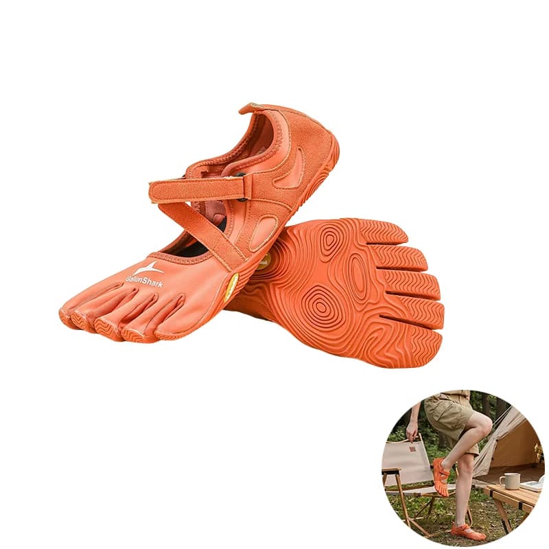 GallonShark Five-Toe Quick-Dry Water Shoes Adjustable Strap Barefoot Sneakers for River Trekking and Stream Activities