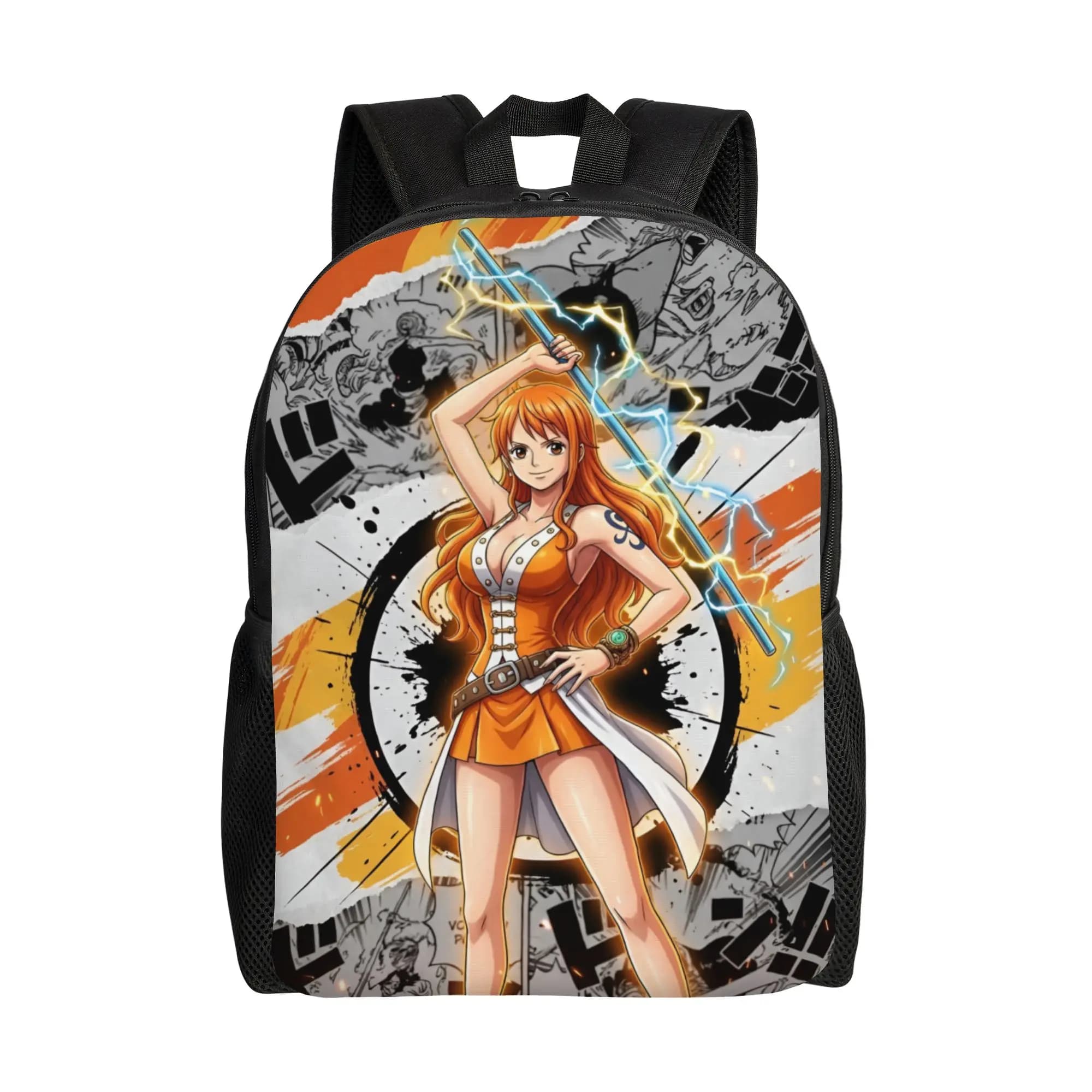 One P-Pieces Namis Backpack for Women Men College School Students Bookbag Fits 15 Inch Laptop Cartoon Movie Adventure Comic Bags