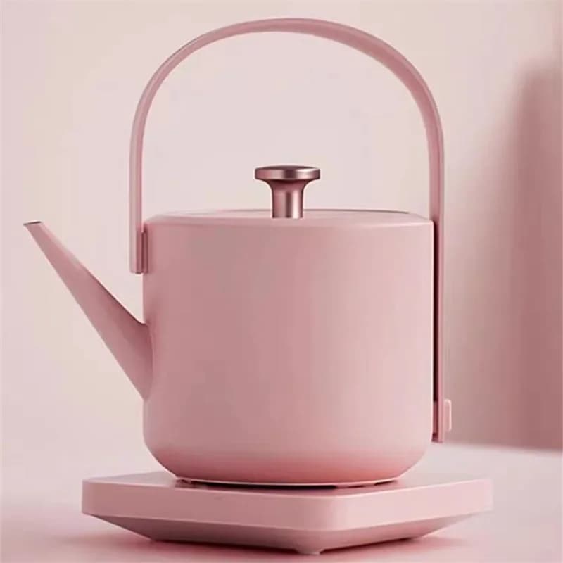Electric Retro Style Kettle 220V 600ML Stainless Steel Water Kettle 1200W Thermostat Teapot Quick boiling