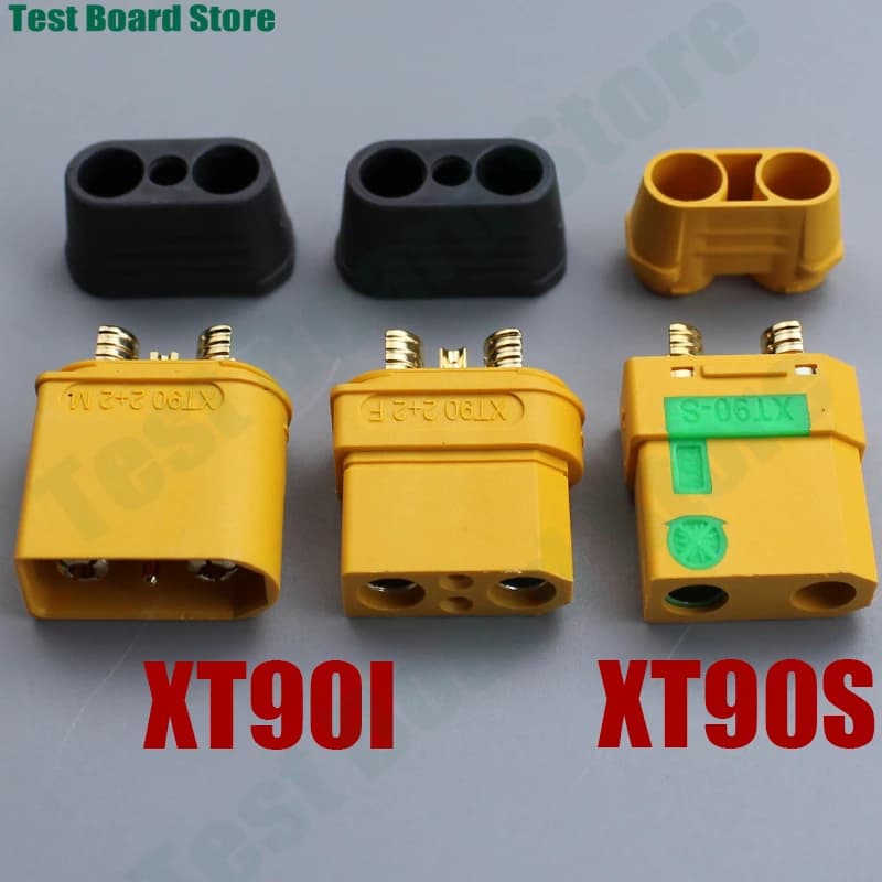 Connettori XT90I XT90S Maschio e Femmina ad Alta Corrente, Placcati in Oro per Modelli di Aerei, Auto Telecomandate e Droni