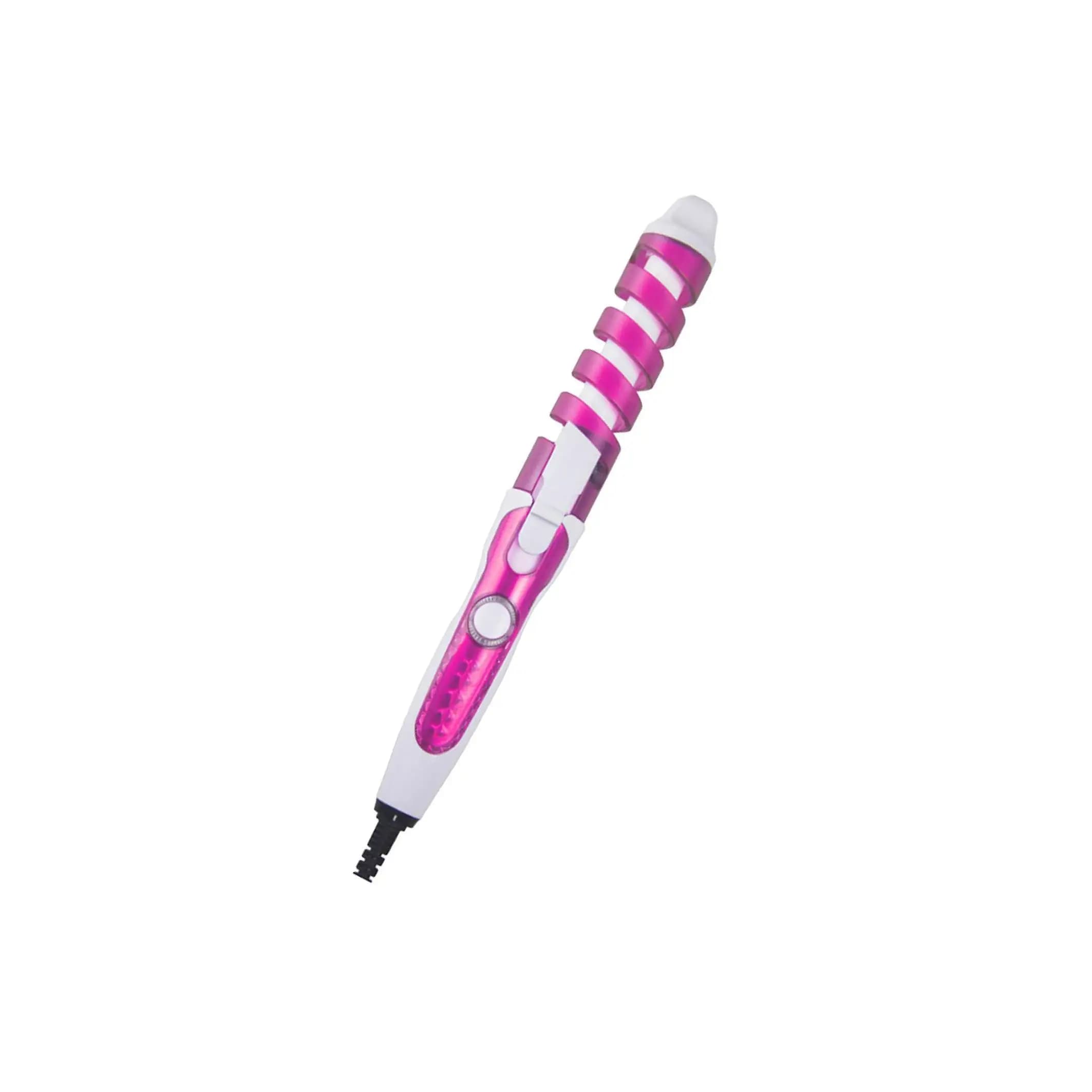 Electric curling iron with ceramic hair stick EU pink