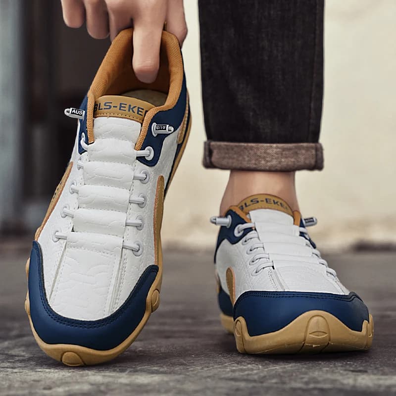 Scarpe Casual da Uomo, Slip-On alla Moda e Versatili, Adatte per Sport all'Aperto, Uso Quotidiano, Comode con Suola Piatta