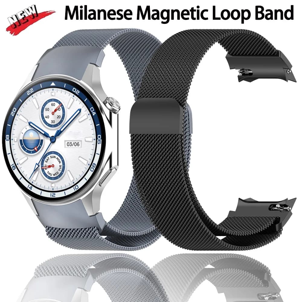 Cinturino milanese per OPPO Watch X X2 Bracciale traspirante originale Correa per Oneplus Watch 3 2 2R Cinturino magnetico in metallo