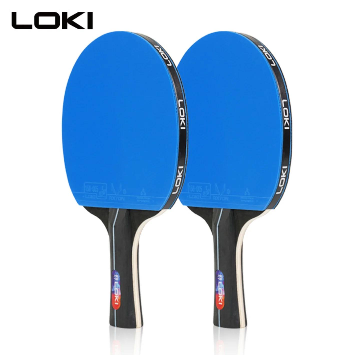 LOKI K5000 FL Long Sleeve ping pong rack for domestic entertainment with blue ping pong rubber