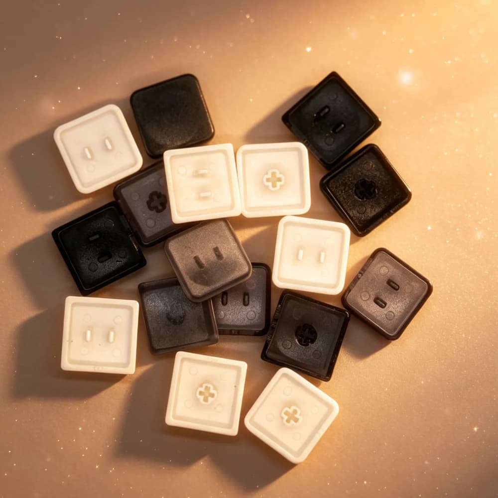 Keycap a Profilo Basso Personalizzato per Kailh Choc V1V2, Keycap Artigianale Universale per Tastiera Meccanica, Accessori per Tastiera