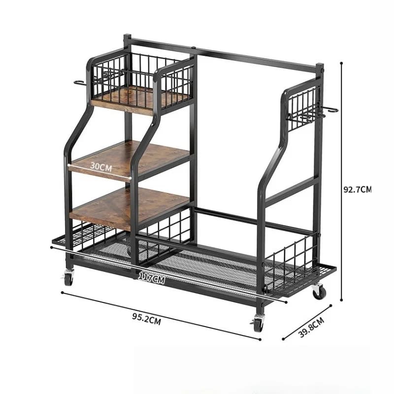Golf Ball Display Stand Ball Bag Organization Rack Sports Equipment and Sports Goods Storage Rack