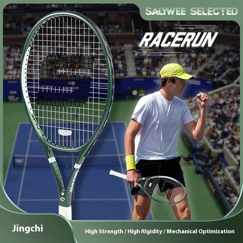 27 Inch Carbon Fiber Professional Single Piece Tennis Rack for Adult Games and Training