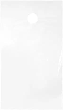 Sacchetti Trasparenti per Maniglie delle Porte, 9x15, Confezione da 1000 con Foro per Appendere Forniture e Volantini