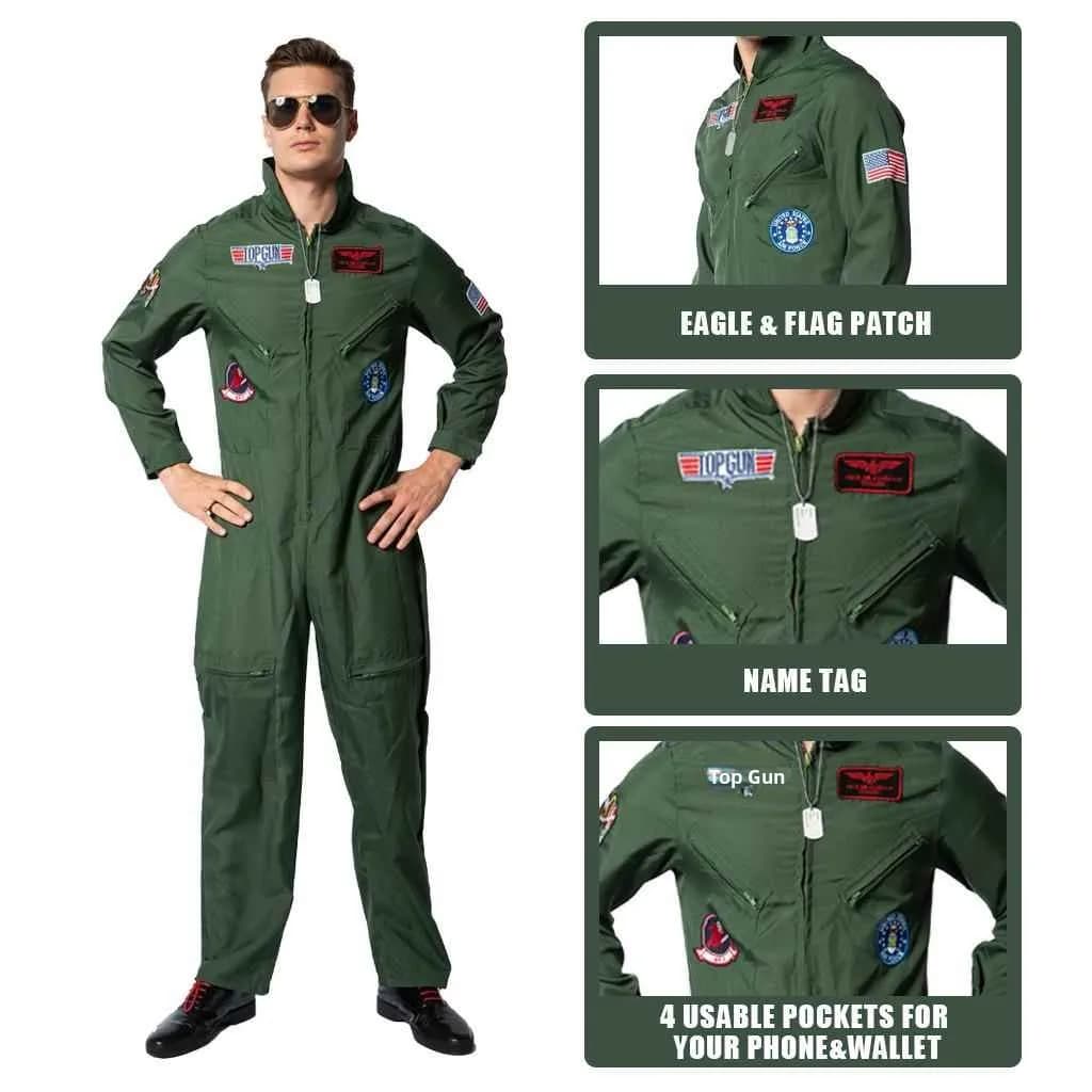 Nuova Uniforme da Pilota per Halloween 2025, Costume per Spettacoli di Gruppo, Outfit per Feste in Bar ed Eventi Sportivi, Abbigliamento Etnico Tradizionale Femminile