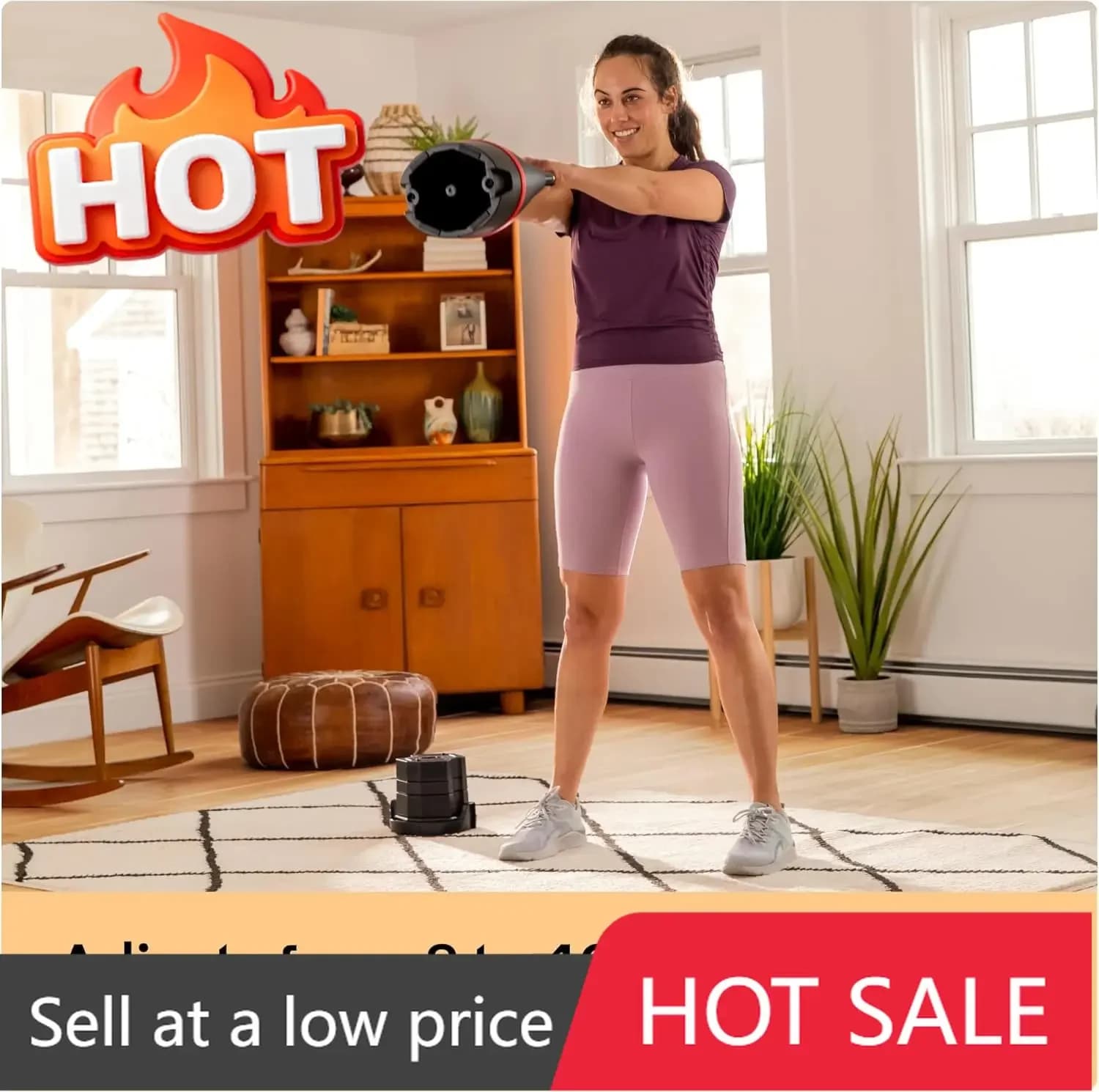 SelectTech 840 Adjustable Kettlebell hardware