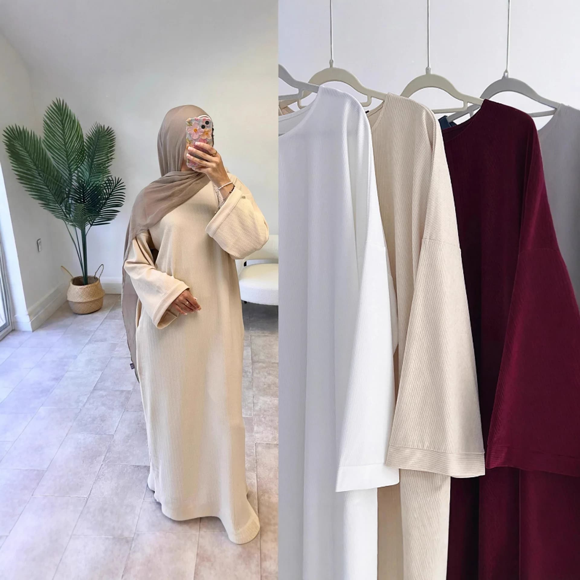 Abito Eid Abaya Donna Jalabiya Dubai Musulmano Modesto Vestiti Marocco Abiti Ramadan Abaya Kaftan Islam Arabo Tunica Lunga 2026