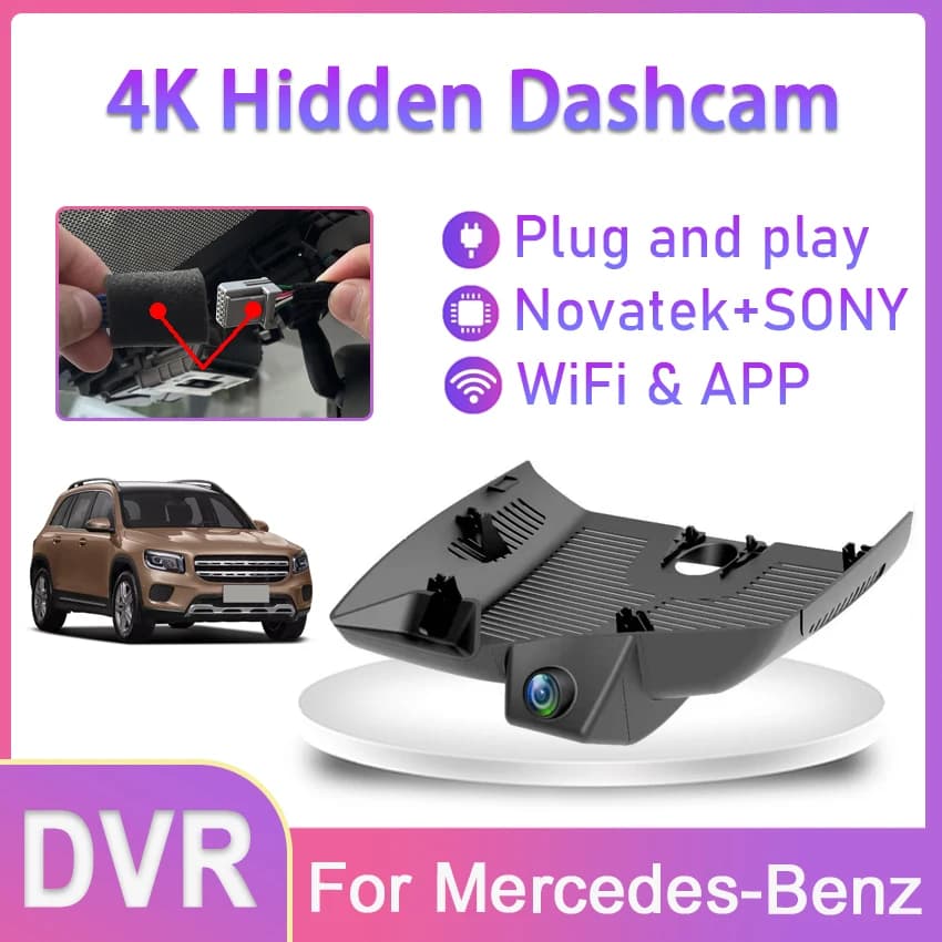 Videoregistratore DVR UHD Plug and Play per auto, originale per Mercedes-Benz Maybach Classe S S450 S480 S680 S580 2021 2022 2023