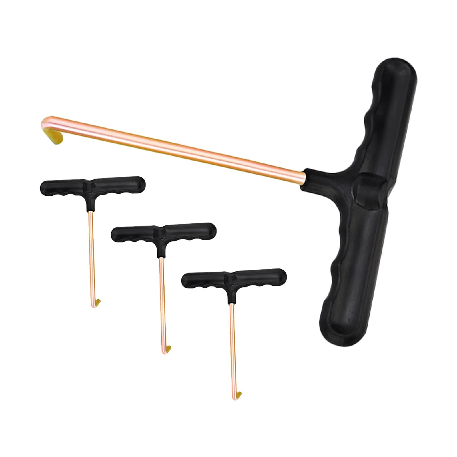 4 Pcs Ice Anchor Tool Hockey Laces Tightener Skate Boot Hook Puller Accessories