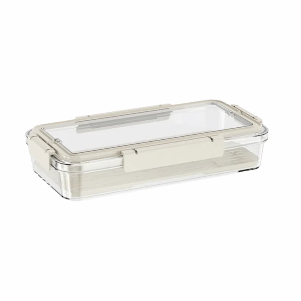 Clear Fruit Storage Container Fresh-Keeping with Lid Fresh Food Container Airtight Moisture-Proof Meal Prep Lunch Box Home Food