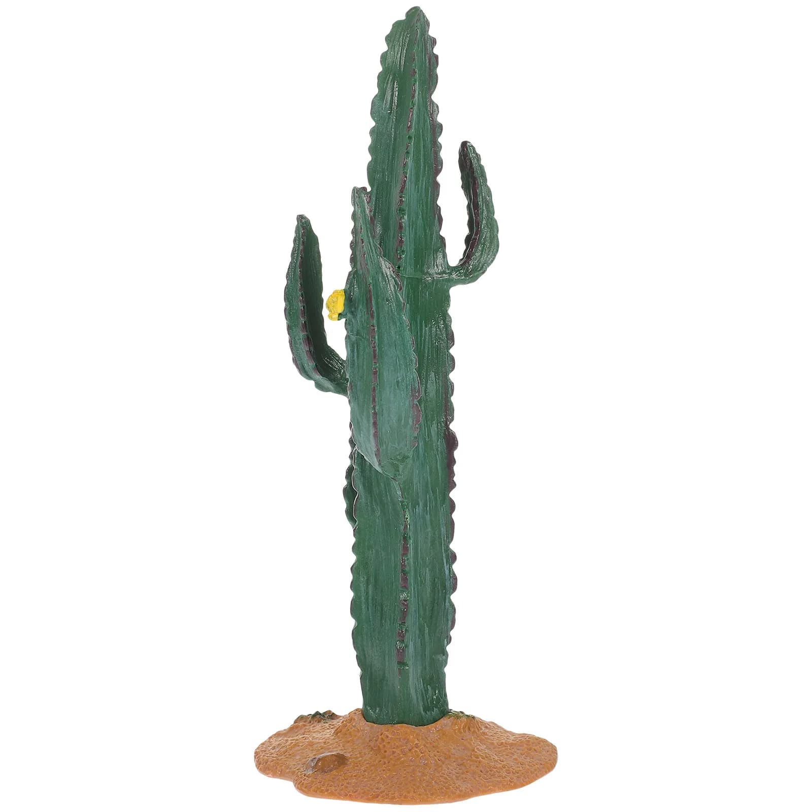 Artificial Cactus Ornament for Micro Landscapes, Sand Table Decoration, Small Light Fin Plant for Home, Office, Interior Car