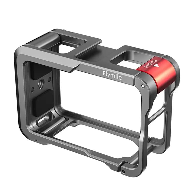 Flymile Gabbia Protettiva Full Frame per Fotocamera DJI Osmo Action 4 e Action 3, Compatibile con Treppiede