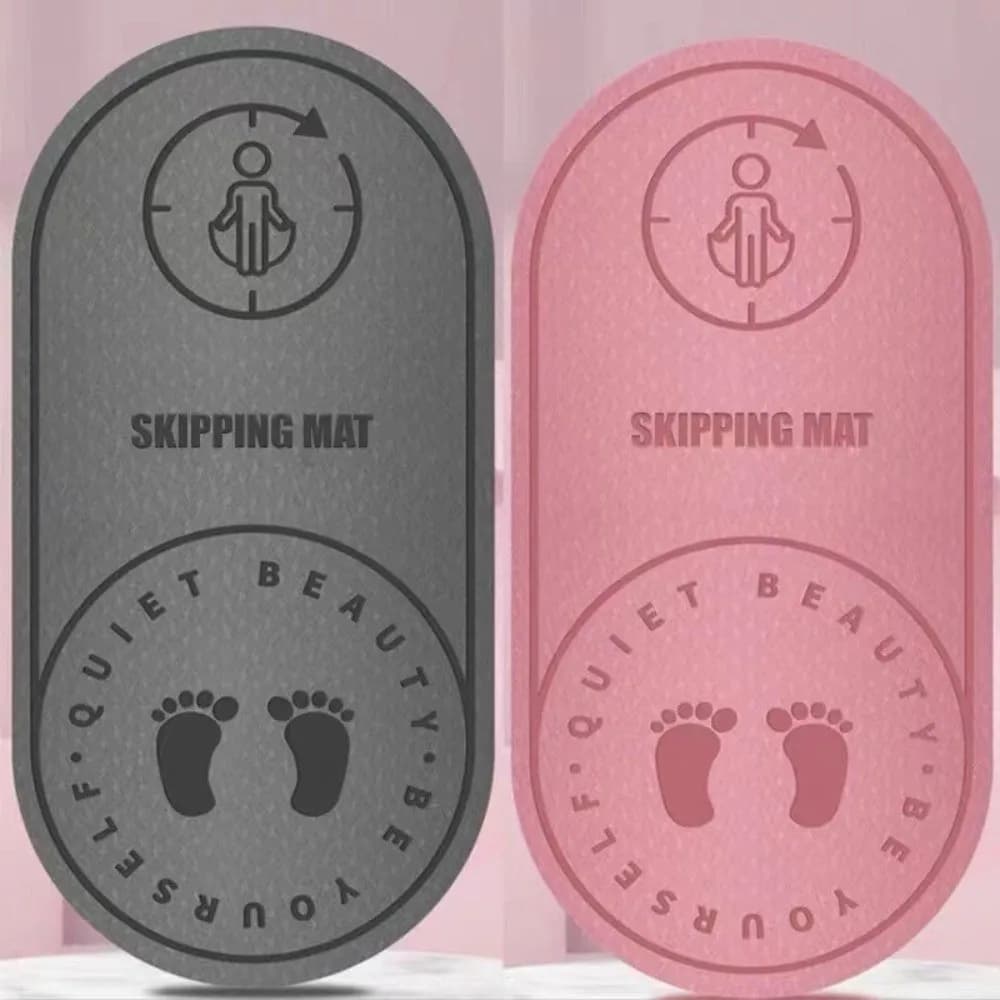 High Quality Non-Slip Jump Rope Mat Extra Thick Shockproof Fitness Exercise Mat Durable All-Purpose Fitness Board Indoor Use