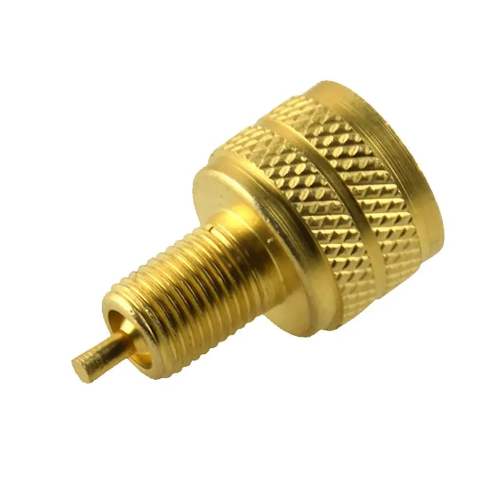 Adattatore per auto - Convertitore da grande a standard in ottone - Strumenti per compressore d'aria per pompa per tubo bici