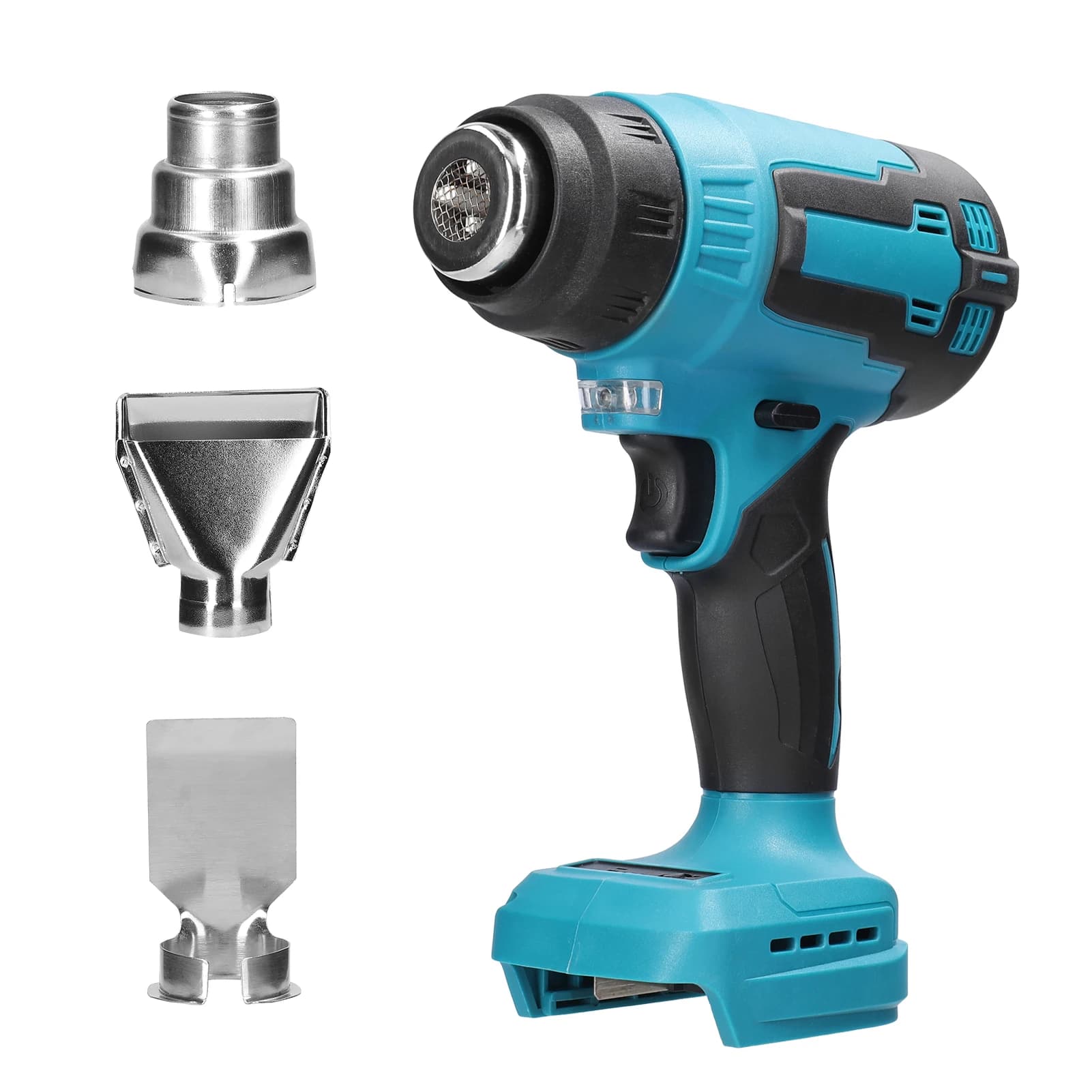 Macchina ad aria calda senza fili da 300 W 380-400 ℃ Pistola termica a riscaldamento rapido con batteria al litio ricaricabile per tubo termorestringente in PVC