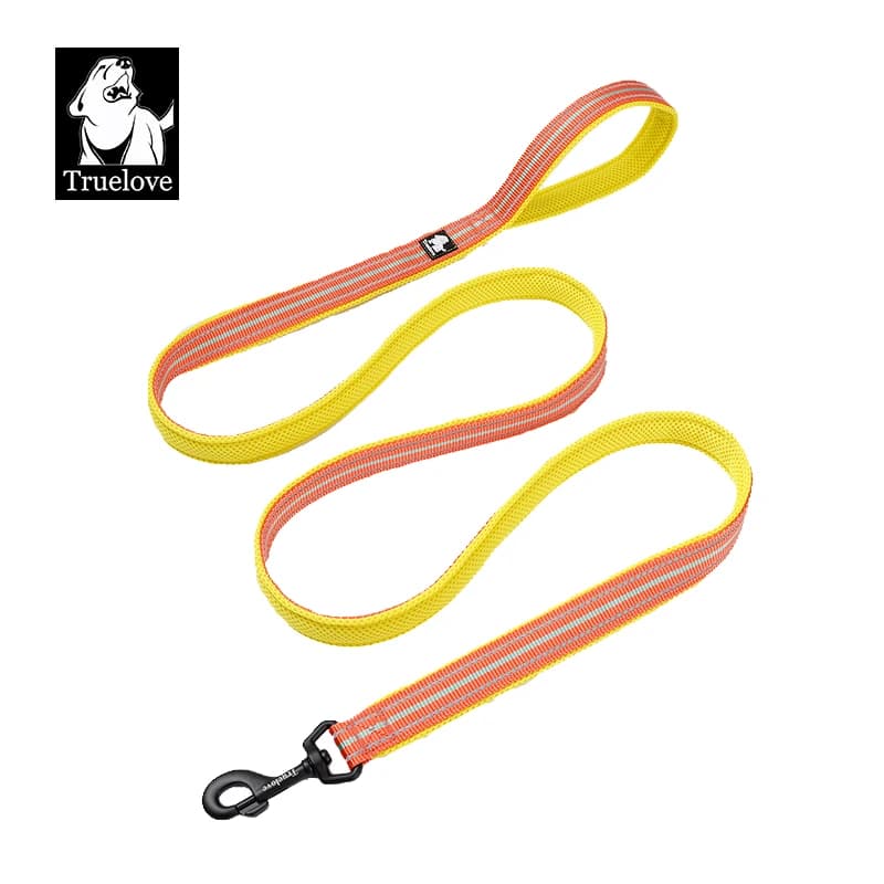 Truelove Guinzaglio per cani da compagnia Fettuccia in nylon riflettente Gancio in lega di zinco adatto per cani di piccola e grande lunghezza 110/200 cm Prodotti