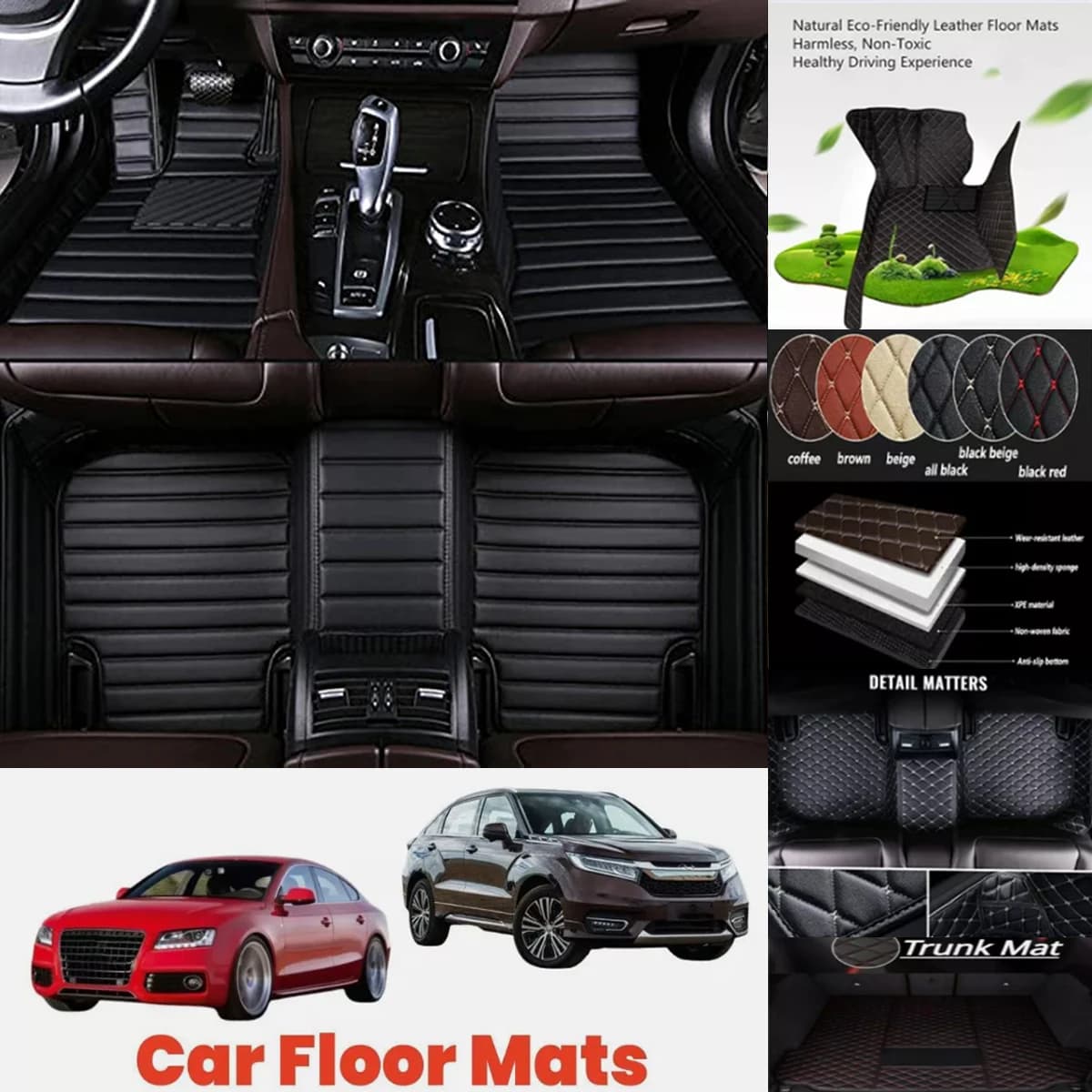 Tappetini per auto personalizzati impermeabili in pelle PU 3D per Honda Accord 11th 2024 2025 anni Tappeti per auto Coche Accessori Fodere