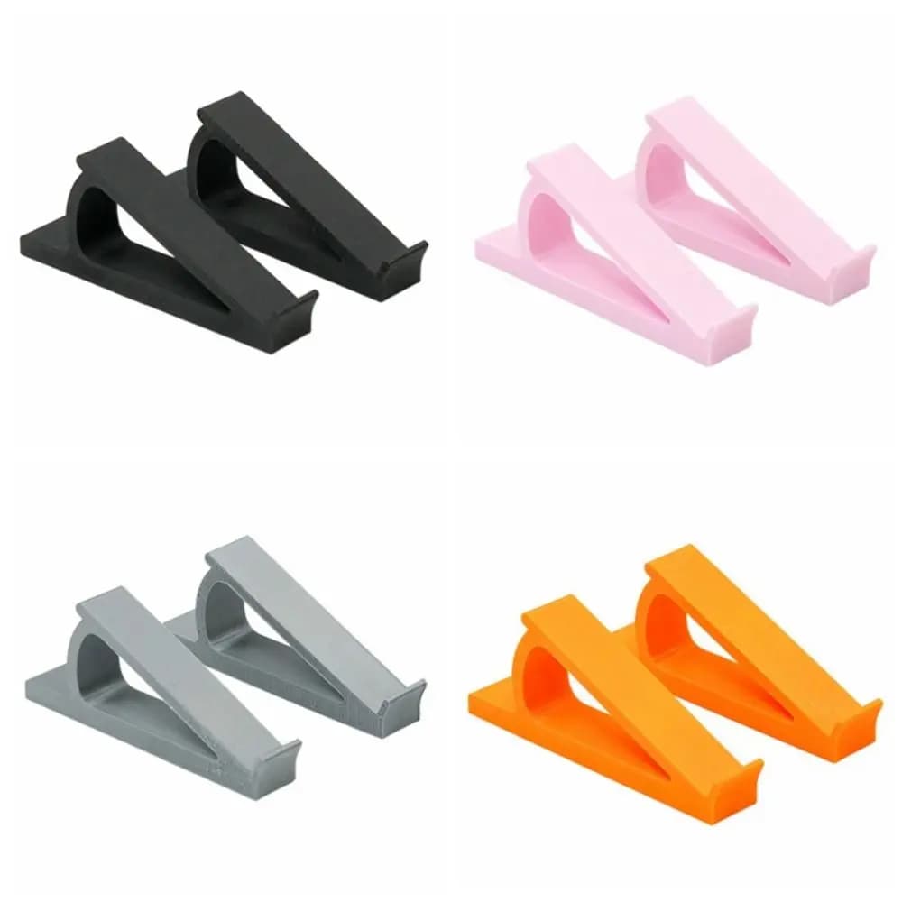 New 1 Pair Portable Keyboard Elevated Stand Raised Keyboard Angle Plastic Computer Keyboard Riser Accessories Monitor Holder