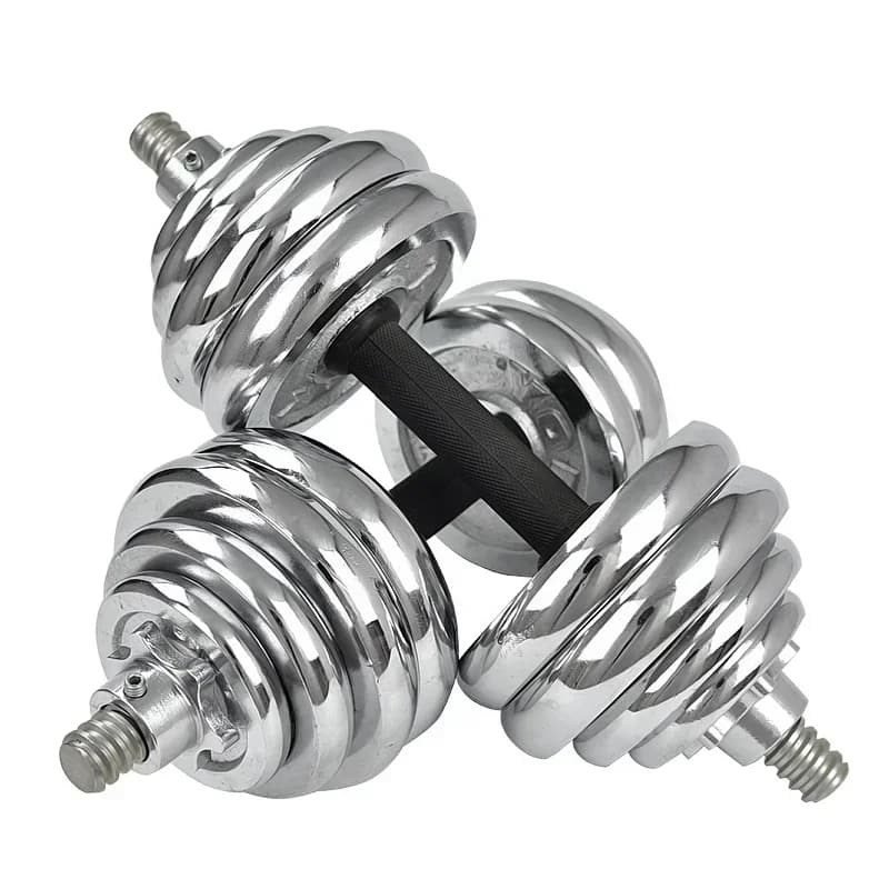 Upgrade Combined barbell set for home gym 15 / 30 / 20 kg Fitness Free Weight Manually replace electrolytic entirely in steel
